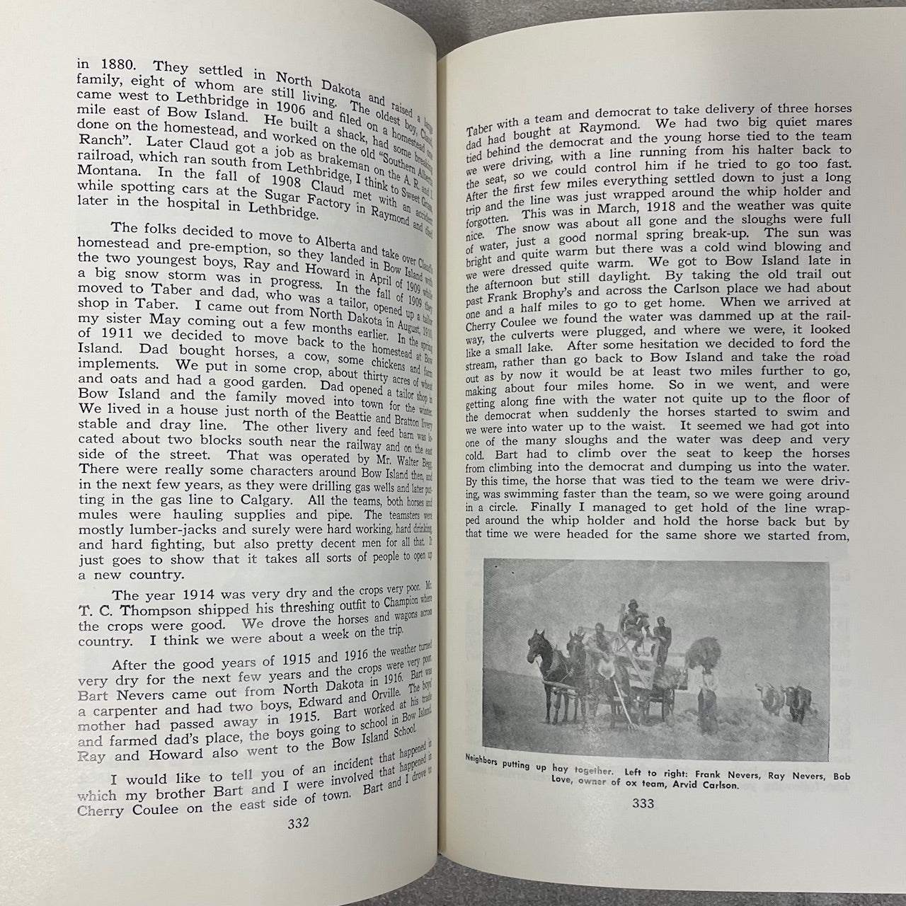 Silver Sage Bow Island Alberta Canada Canadian Community History Used Book
