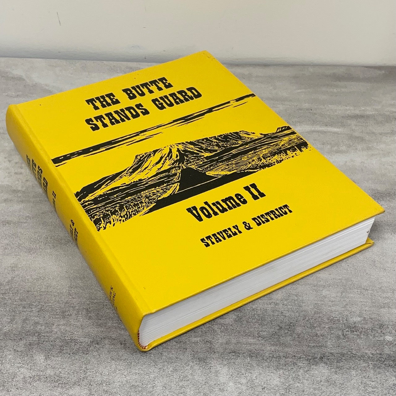 Butte Stands Guard VOL II Stavely Alberta Canada Canadian History Used Book