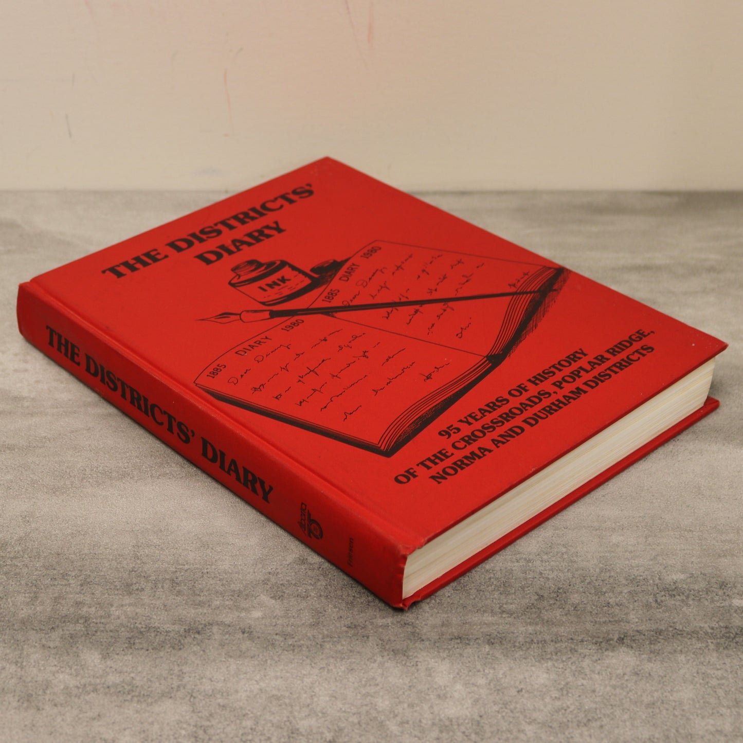 Districts Diary Crossroads Poplar Ridge Norma Durham Red Deer Alberta History Book