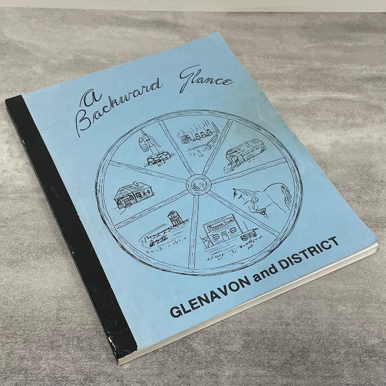 A Backward Glance Glenavon Saskatchewan Canada Canadian History Used Book