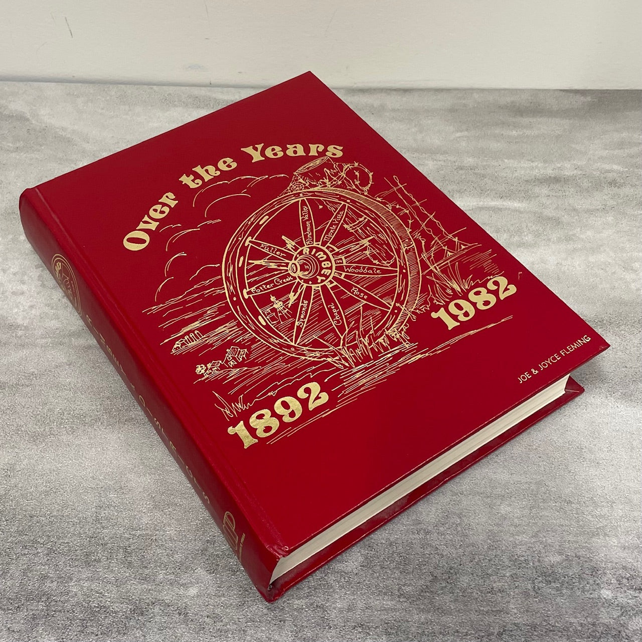 Over the Years Rimbey Fuller Alberta Canada Canadian Local History Used Book