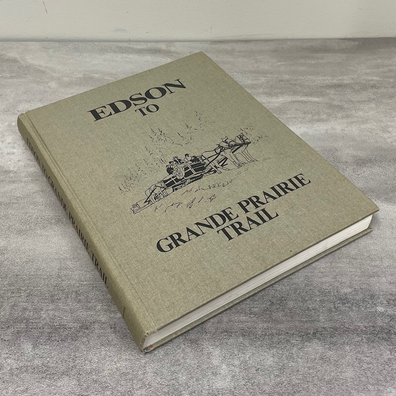 Edson Grande Prairie Trail DeBolt Alberta Canada Canadian History Used Book