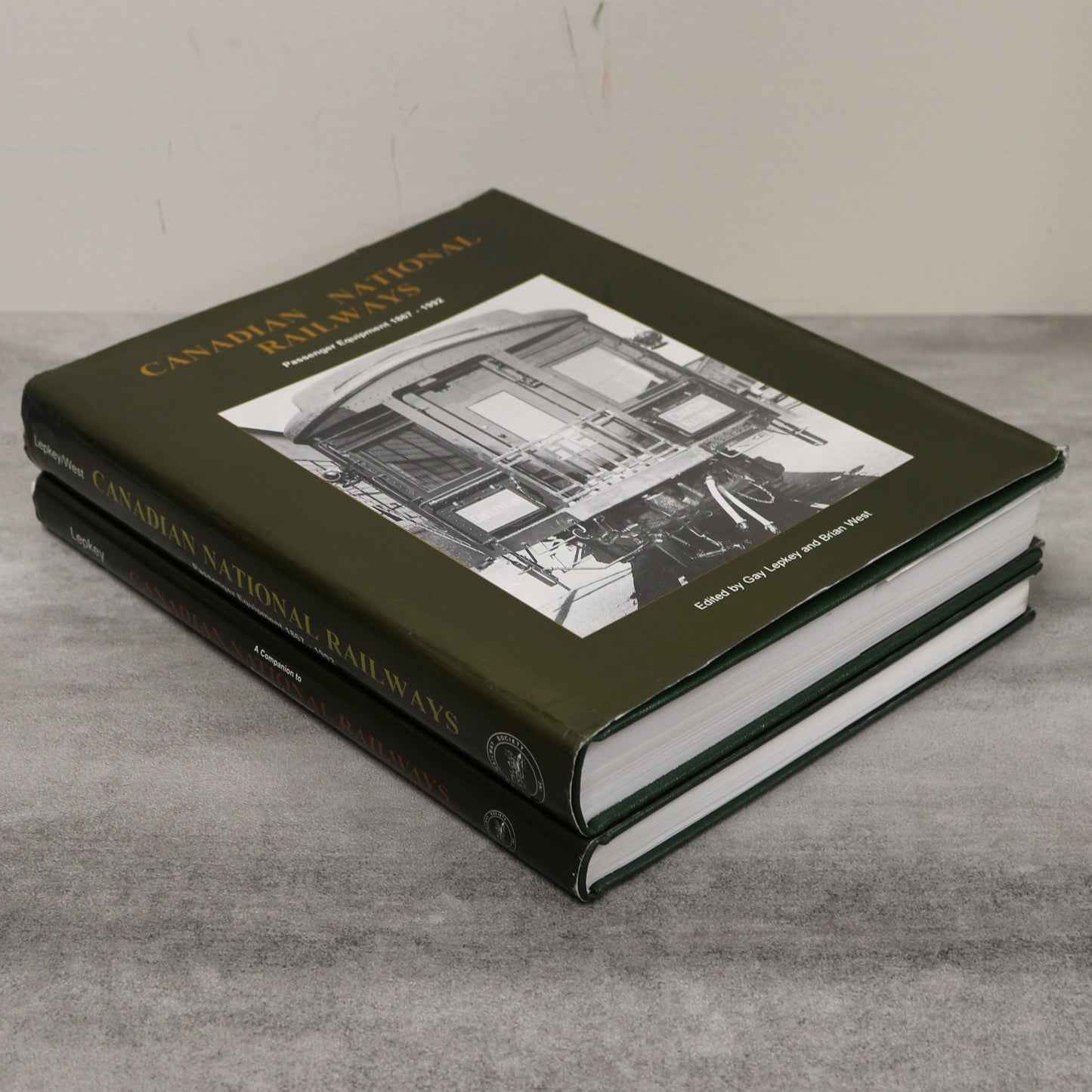 Canadian National Railway Passenger 1867-1992 2 Vol CN CNR Railroad History Book