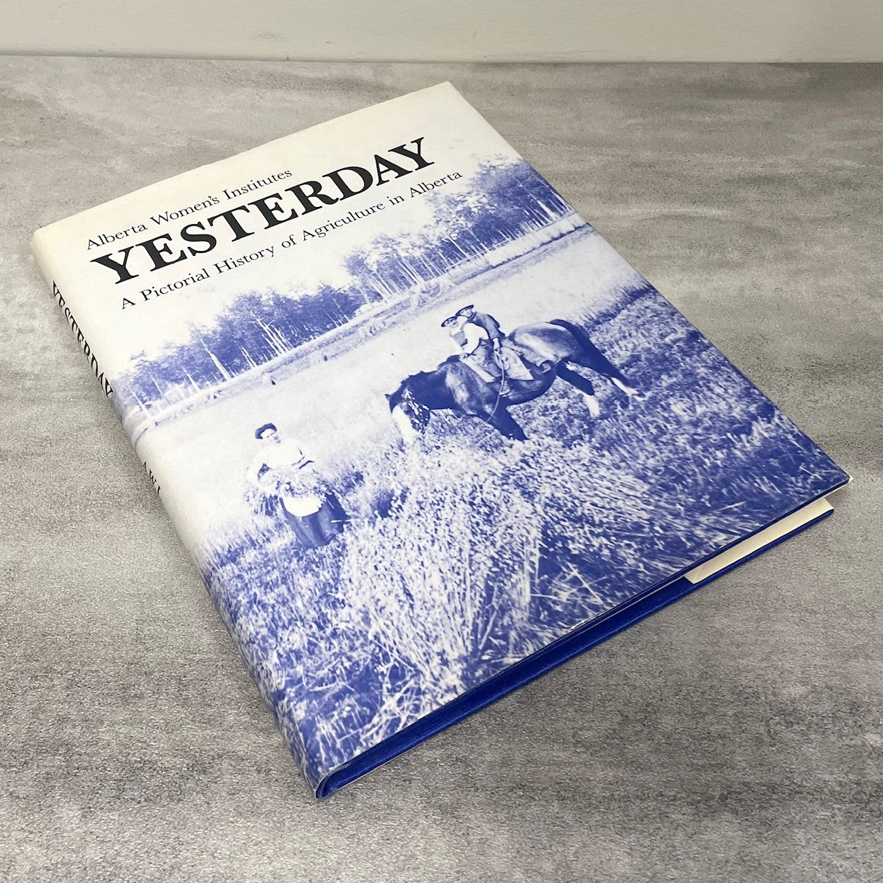 Yesterday Alberta Canada Canadian Agriculture Pictorial History Farming Used Book