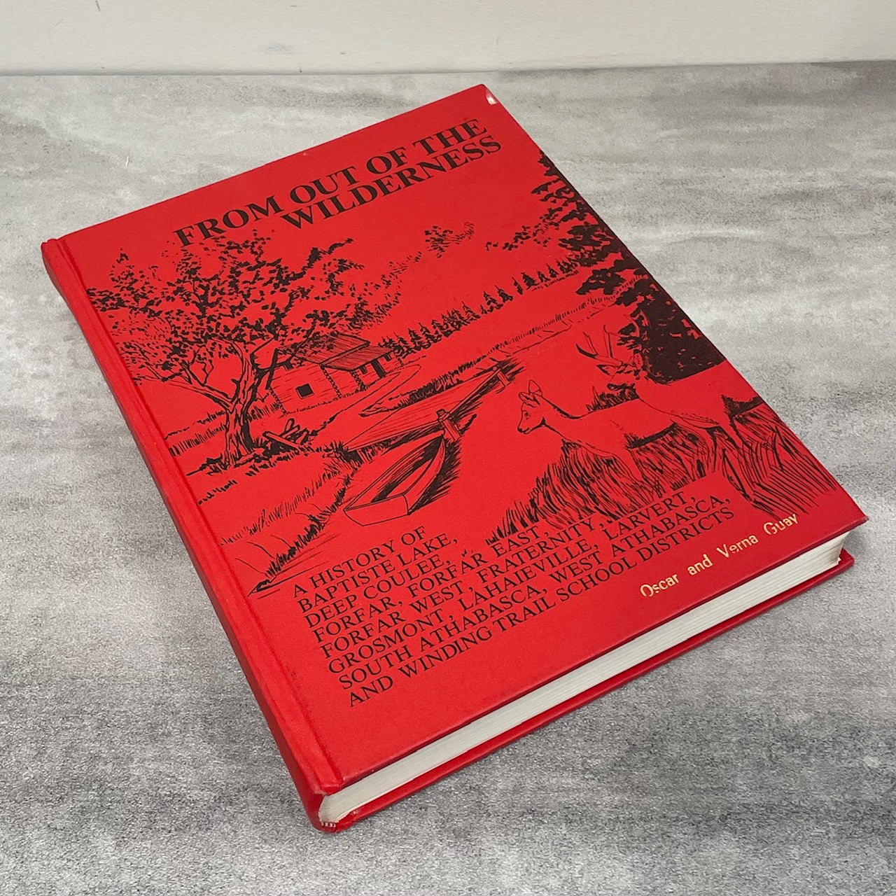 From Out of the Wilderness Baptiste Lake Athabasca Alberta History Used Book