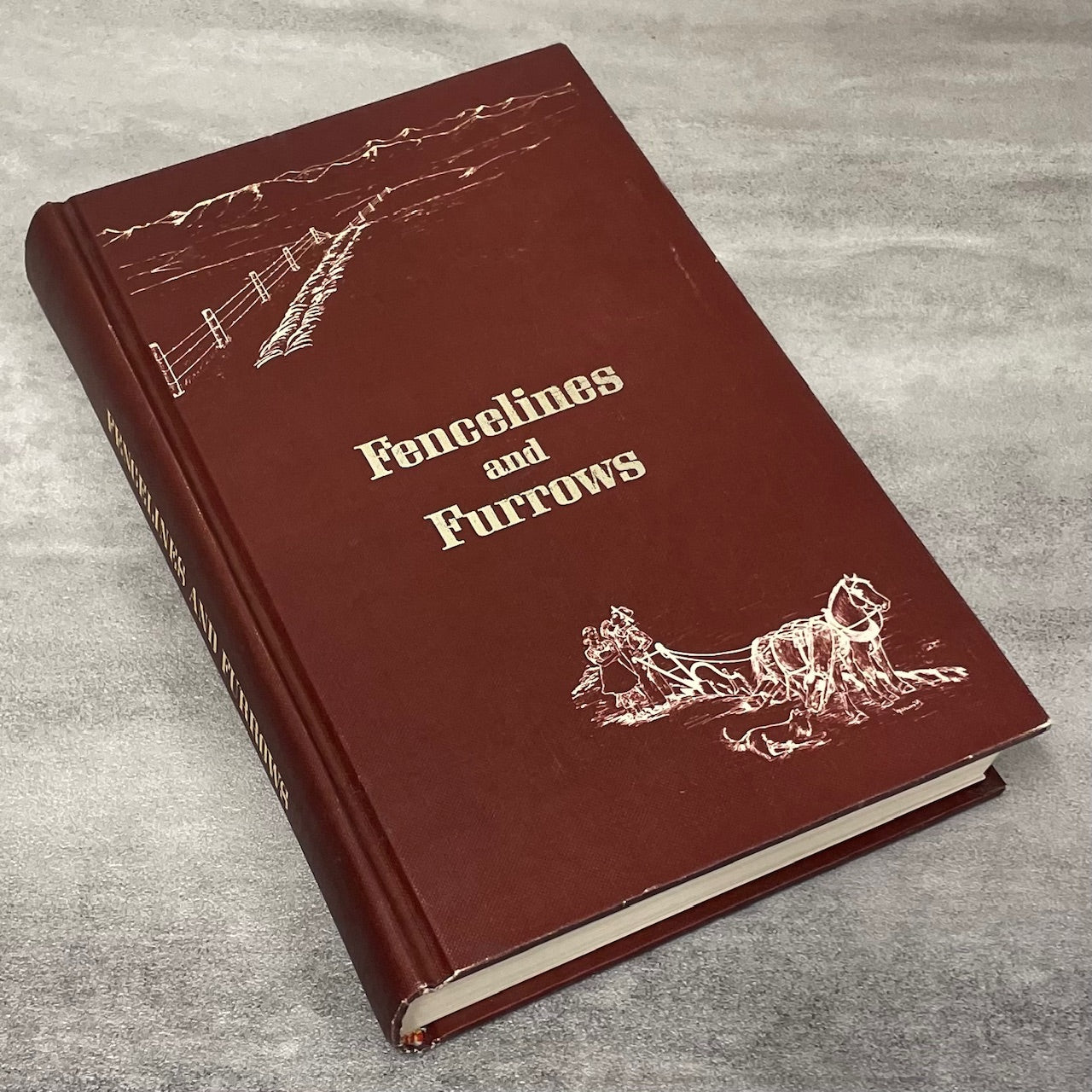 Fencelines and Furrows Blackie Herronton Alberta Canada Canadian Local History Book