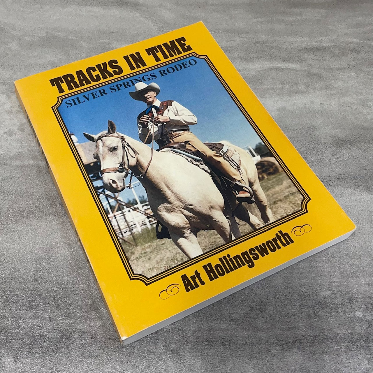 Tracks in Time Autobiography Rodeo Alberta Canada Canadian Farming Cowboy Book