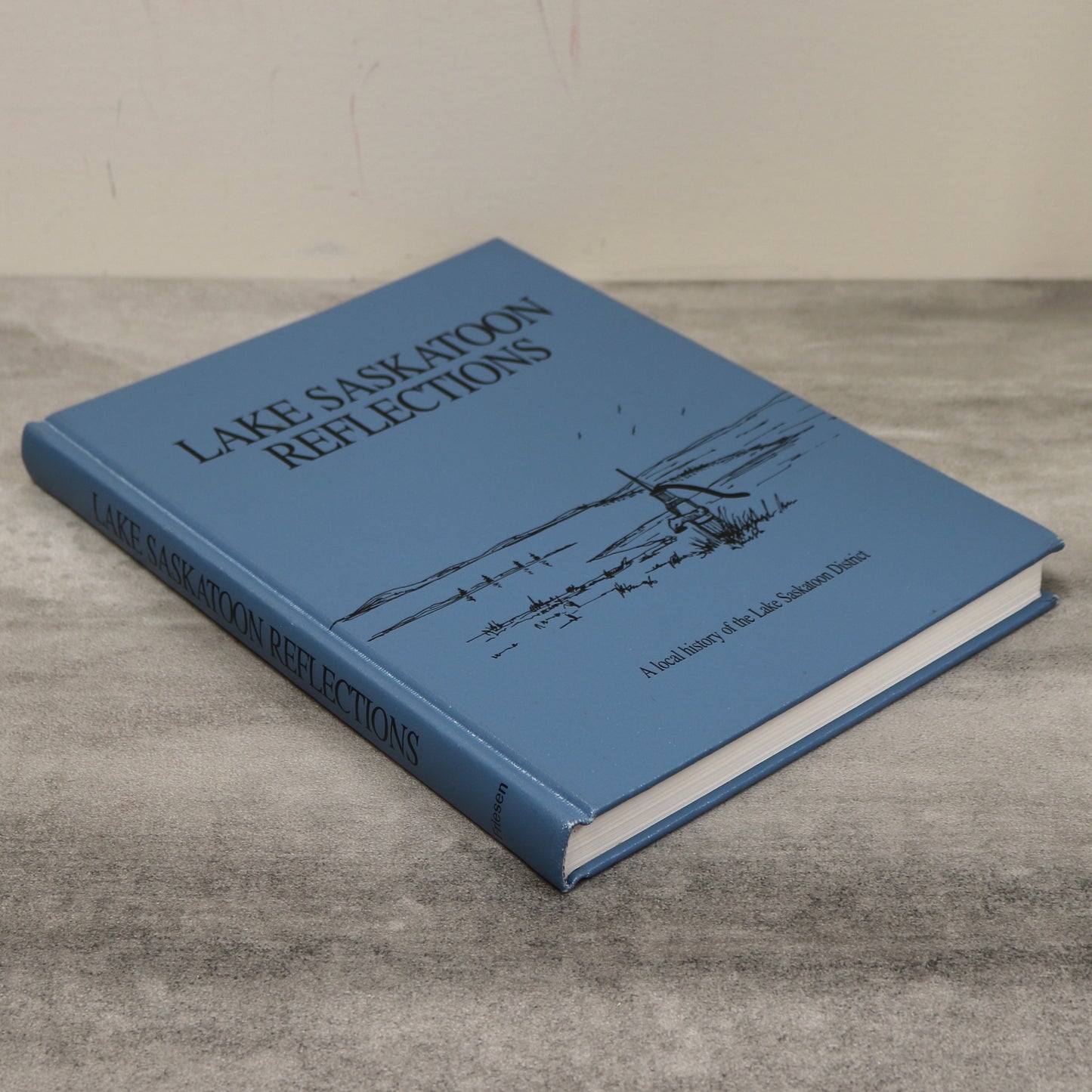 Lake Saskatoon Reflections Sexsmith Alberta Canada Canadian Local History Used Book