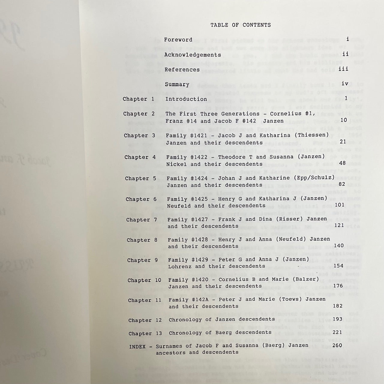 Janzen Family Genealogy History Canada Canadian Mennonite History Used Book