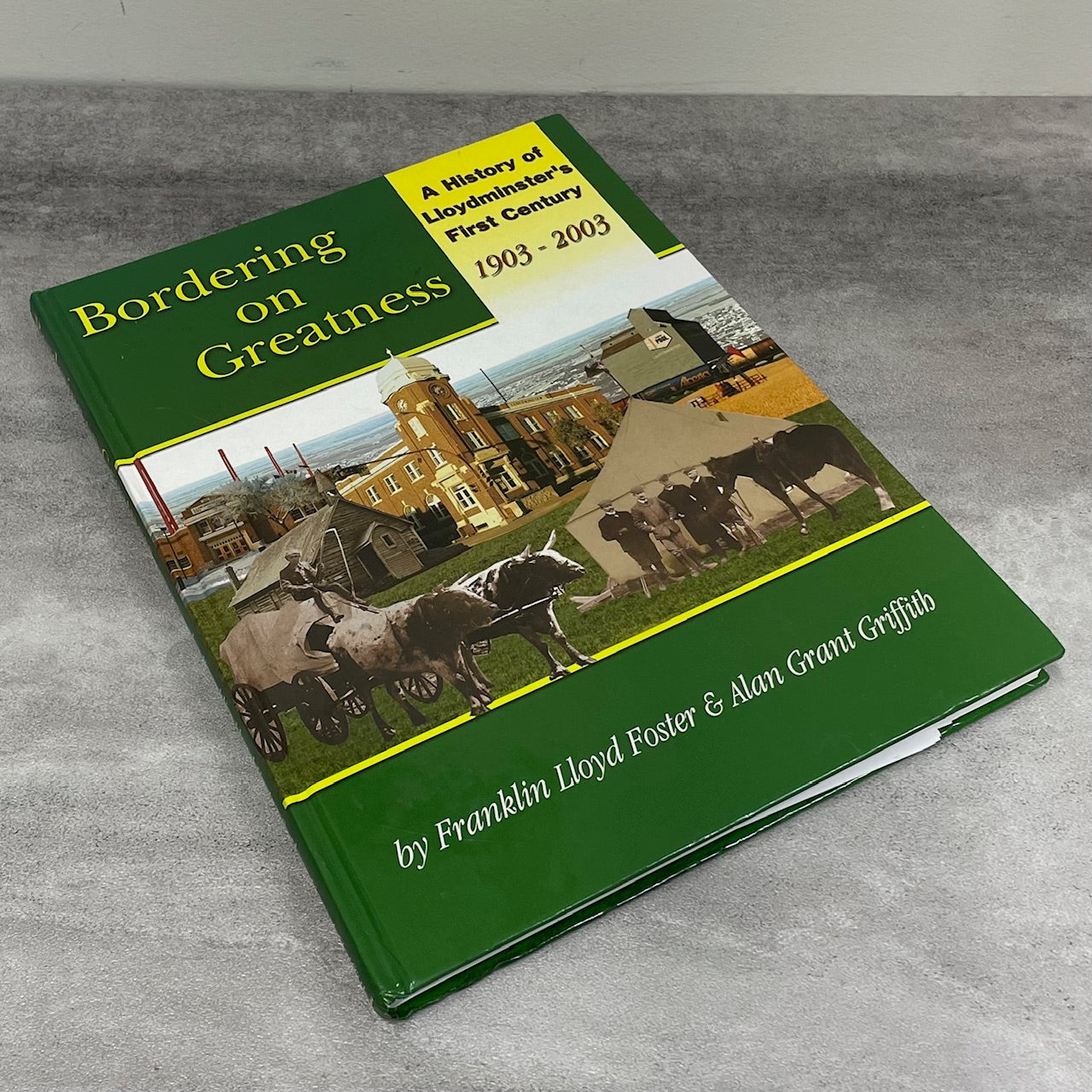 Bordering on Greatness Lloydminster Alberta Saskatchewan History Used Book