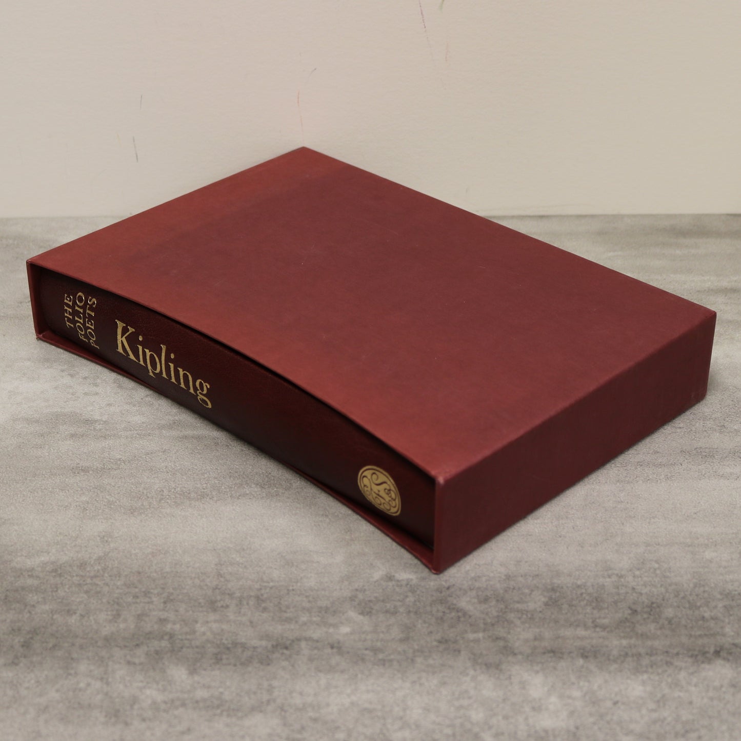 Rudyard Kipling The Folio Society George Tute Book with Slipcase Poetry Used
