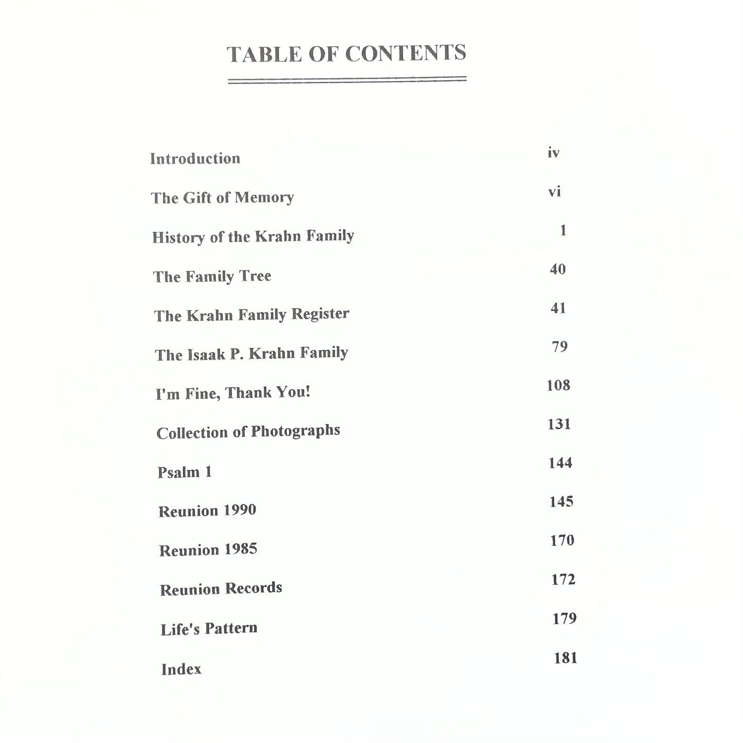 Krahn Family History Genealogy Alberta Saskatchewan Canada Used Book