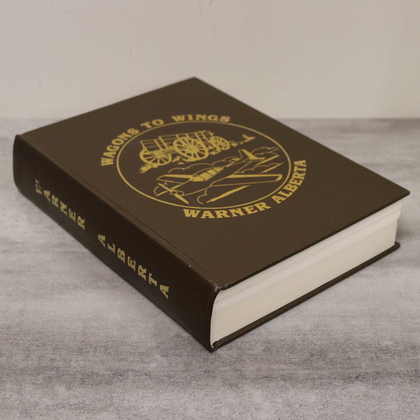 Wagons to Wings Warner Alberta Canada Canadian Community History Used Book