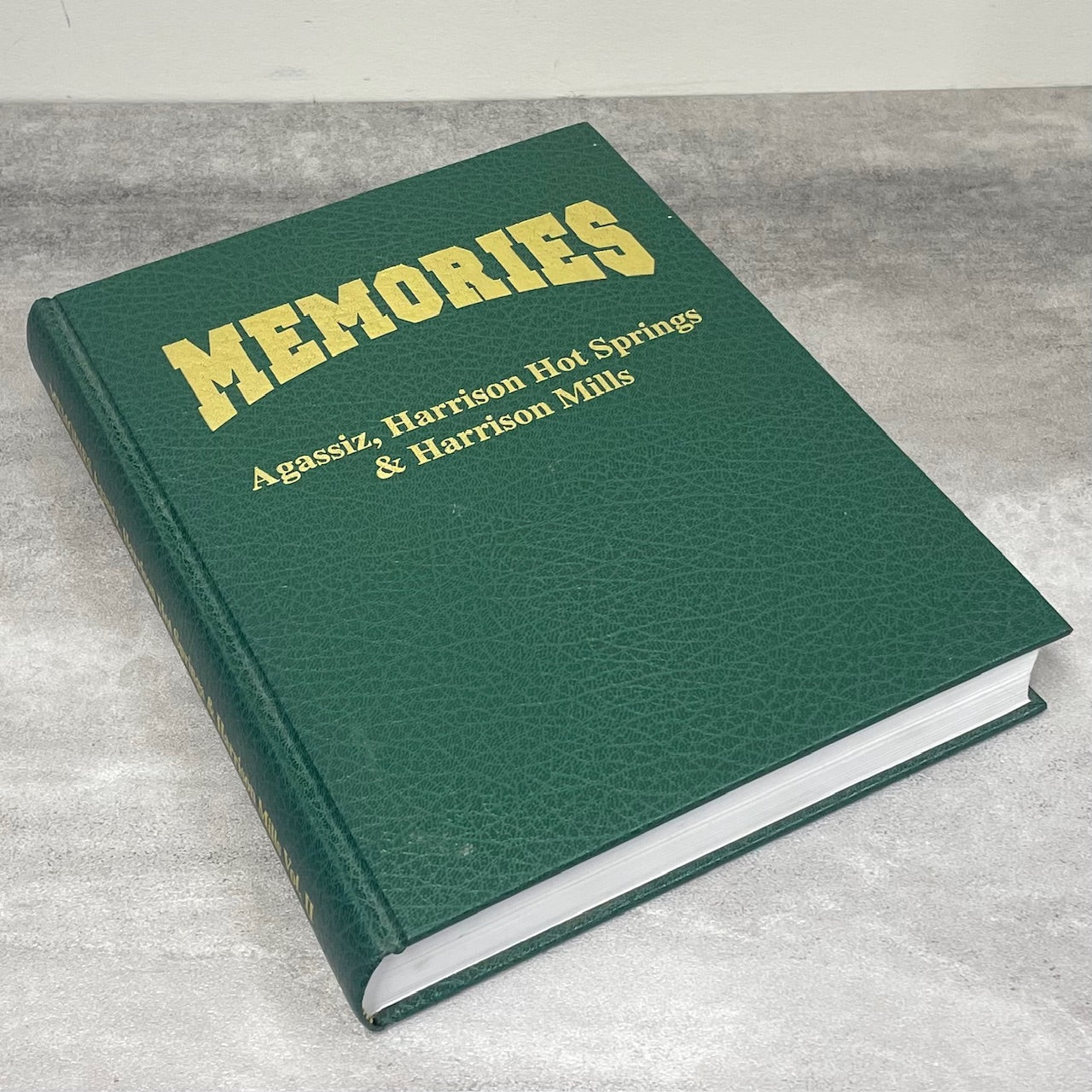 Memories Agassiz Harrison Hot Springs BC British Columbia History Used Book