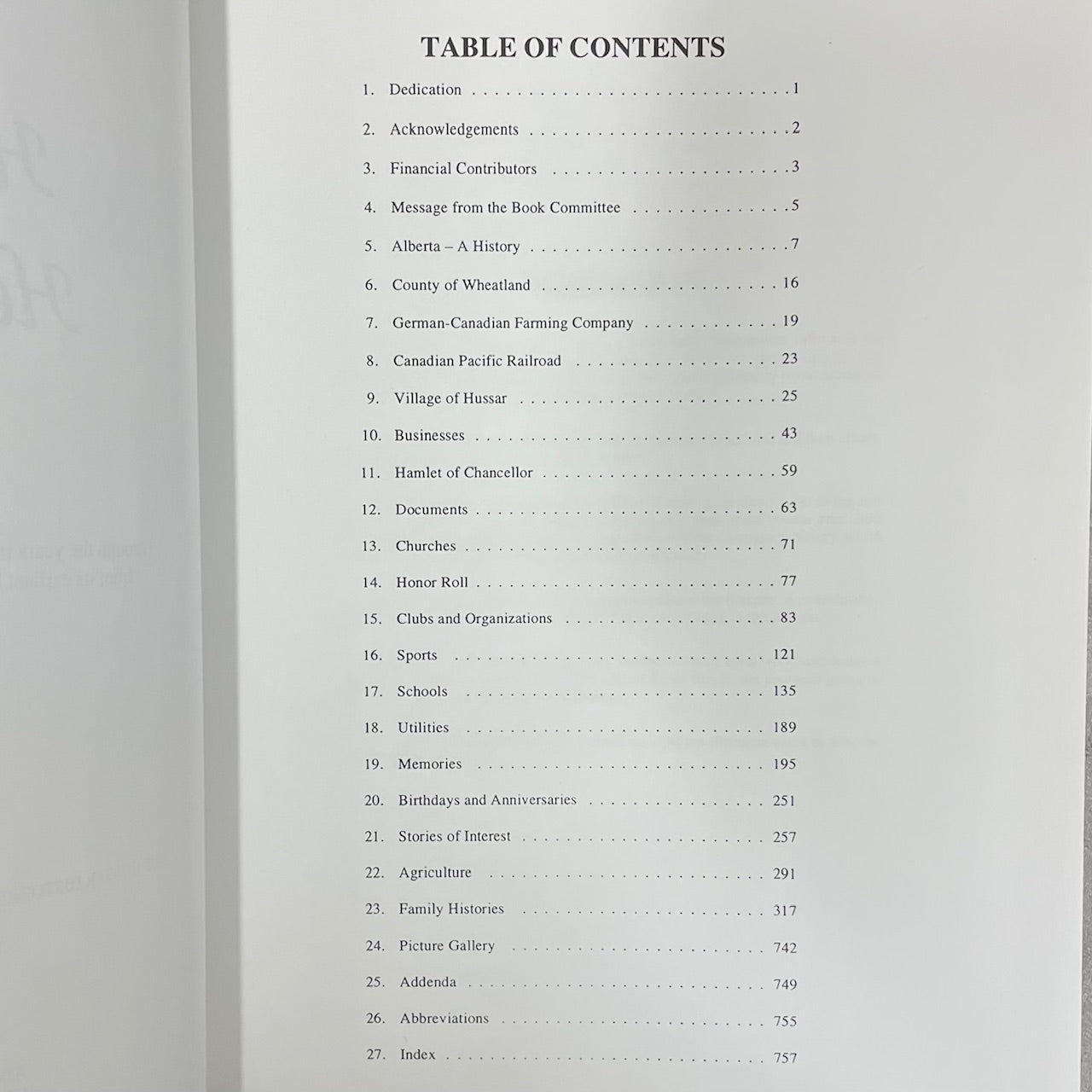 Hussar Heritage 1994 Alberta Canada Canadian Local History Used Book