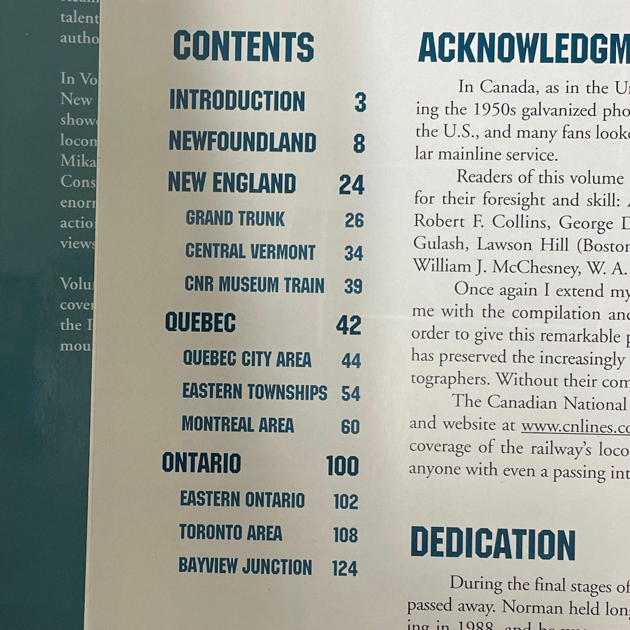 Canadian National Steam Locomotive Train CN Ontario East Railway Railroad Book