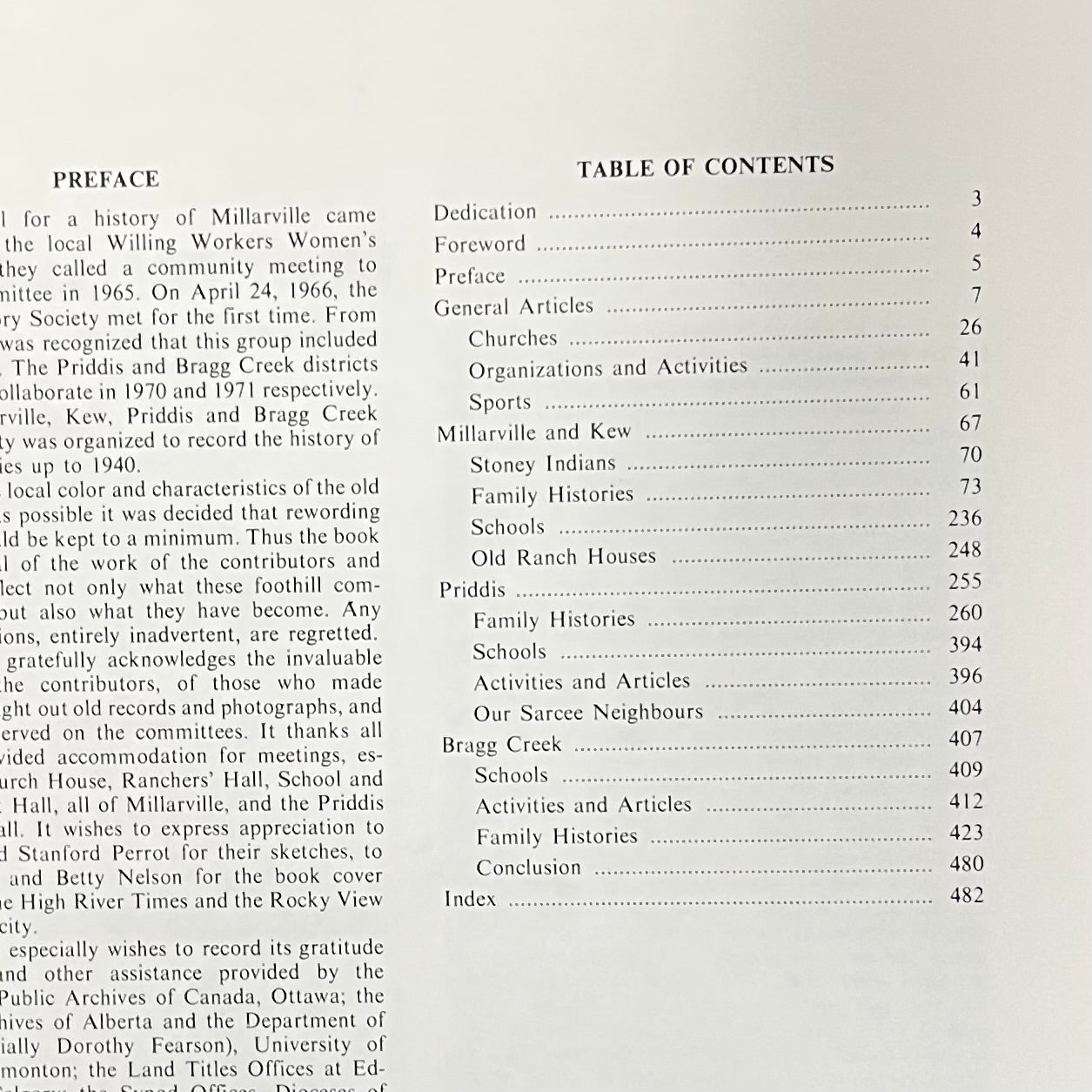 Our Foothills Millarville Kew Priddis Bragg Creek Alberta Canada History Used Book