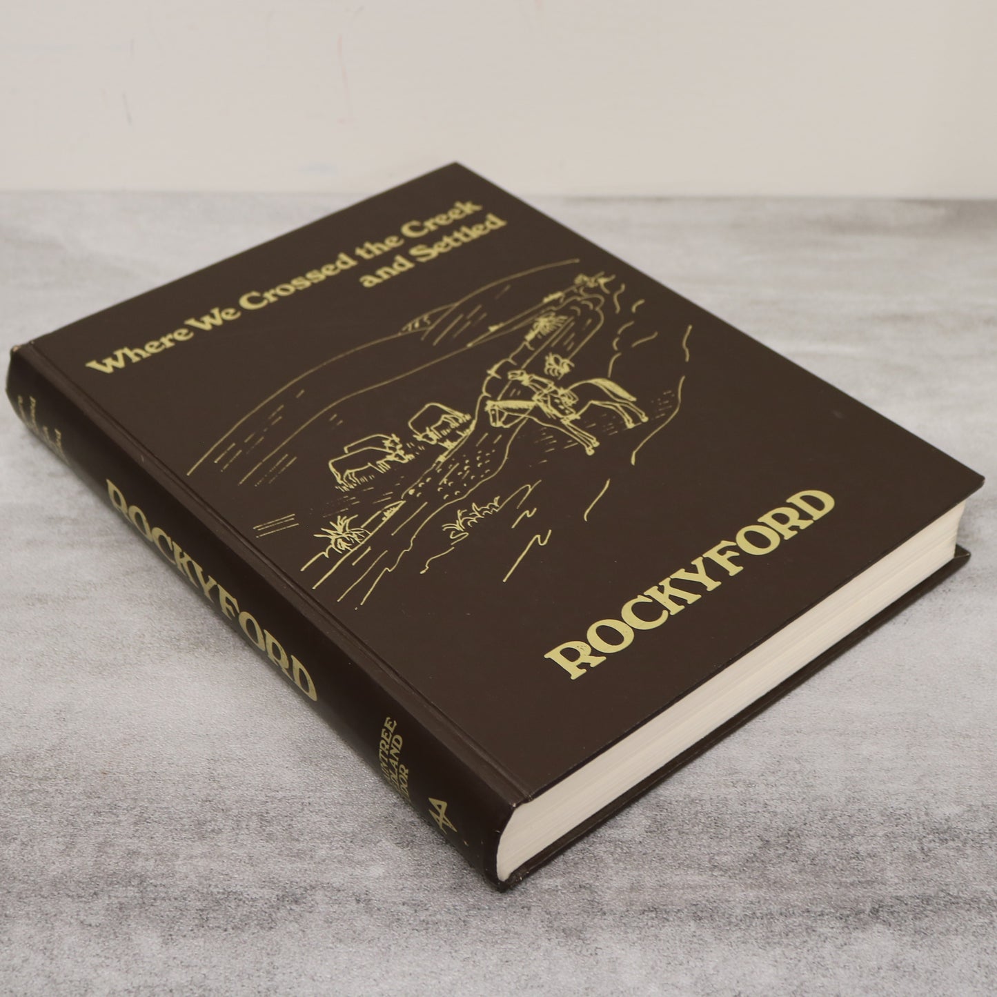 Where We Crossed Rockyford Battle Hill Alberta Canada Canadian Local History Book