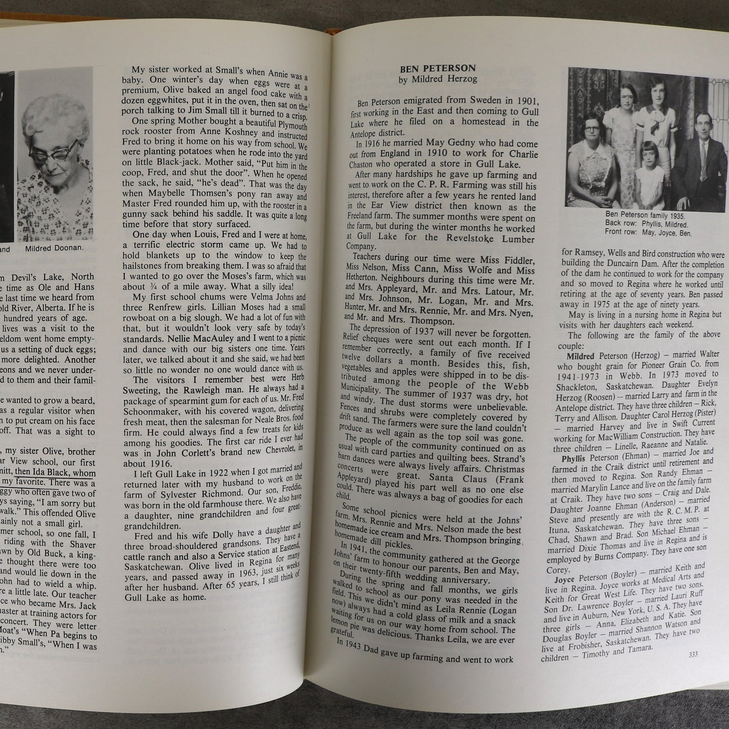 Prairie Profiles Ear View Saskatchewan Canada Local History Used Book