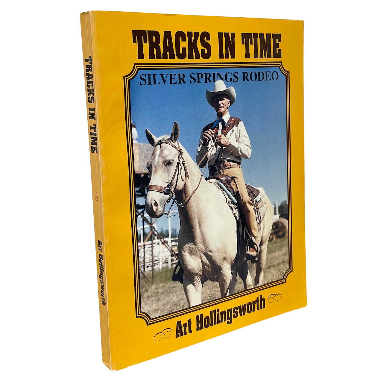 Tracks in Time Autobiography Rodeo Alberta Canada Canadian Farming Cowboy Book