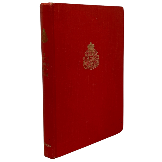 A City Goes to War Loyal Edmonton Regiment Military Canadian Army Used Book