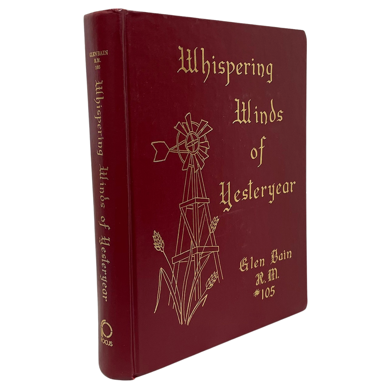 Whispering Winds Yesteryear Glen Bain Saskatchewan Canada History Used Book