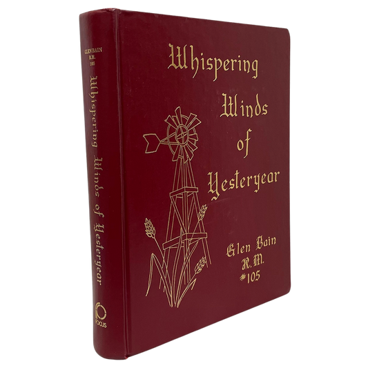 Whispering Winds Yesteryear Glen Bain Saskatchewan Canada History Used Book