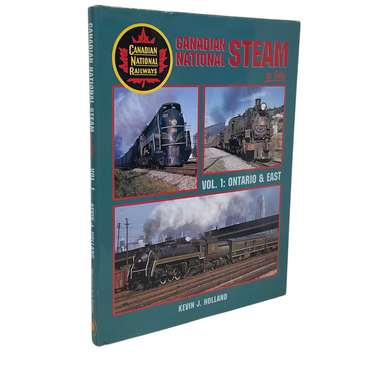 Canadian National Steam Locomotive Train CN Ontario East Railway Railroad Book