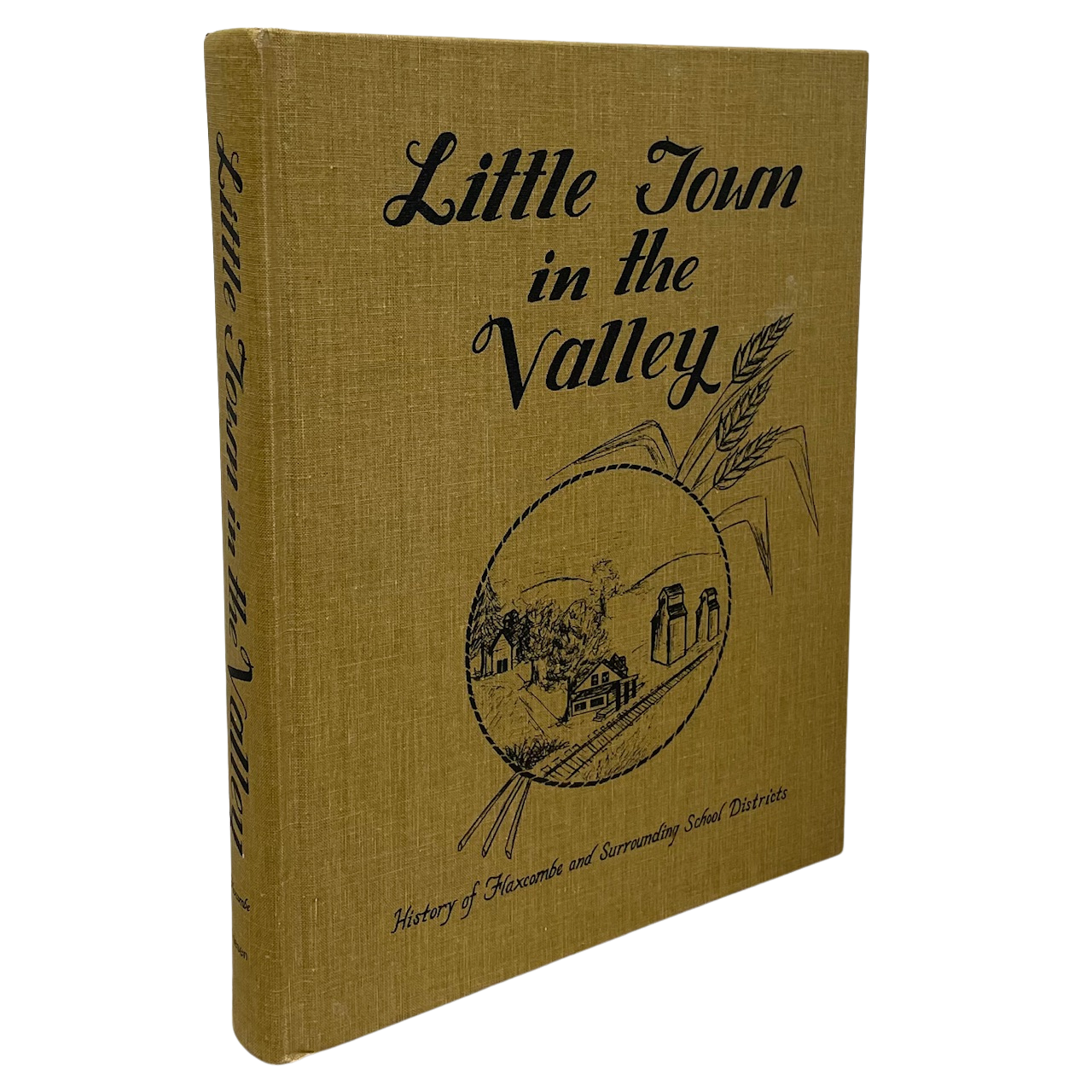 Little Town in the Valley Flaxcombe Saskatchewan Canada History Used Book