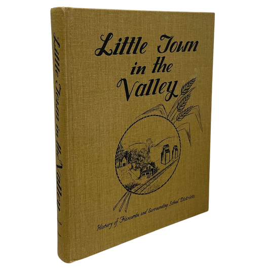 Little Town in the Valley Flaxcombe Saskatchewan Canada History Used Book