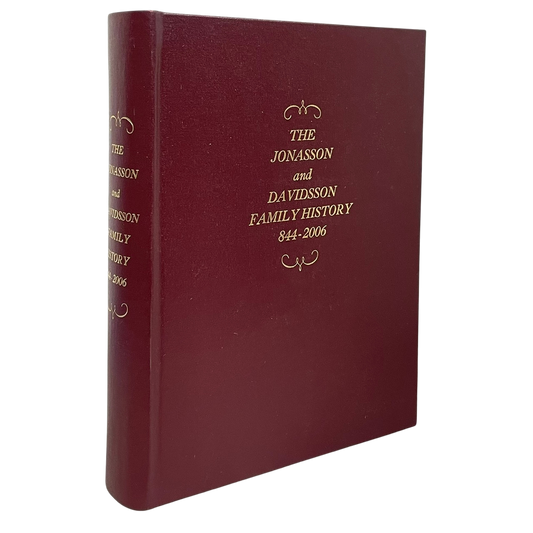 Jonasson Davidsson Family History 844-2006 Iceland Viking Genealogy Used Book