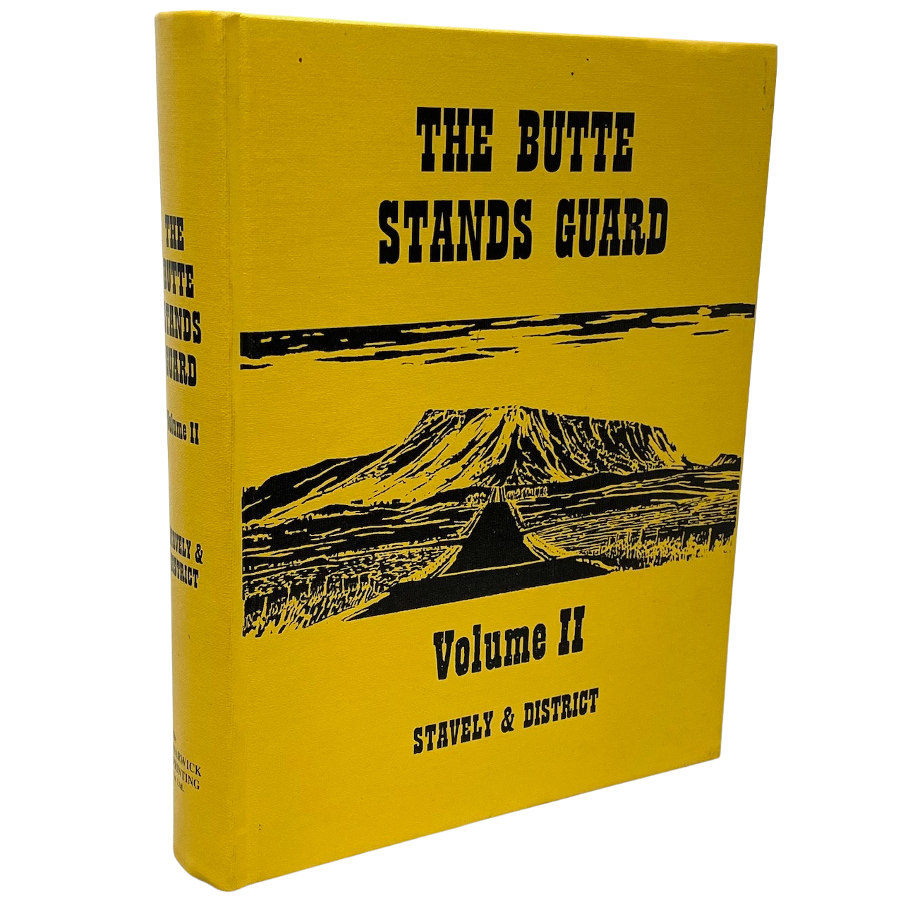 Butte Stands Guard VOL II Stavely Alberta Canada Canadian History Used Book