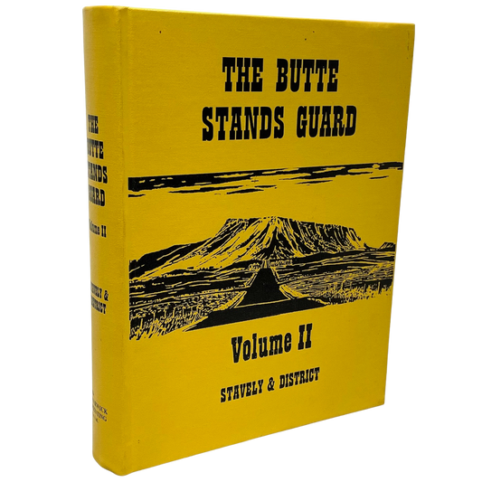 Butte Stands Guard VOL II Stavely Alberta Canada Canadian History Used Book