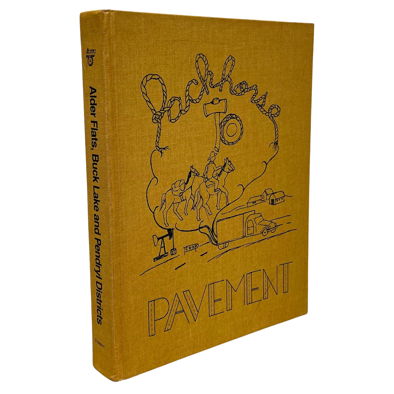 Packhorse Pavement Buck Lake Alder Flats Alberta Canada Canadian Local History Book