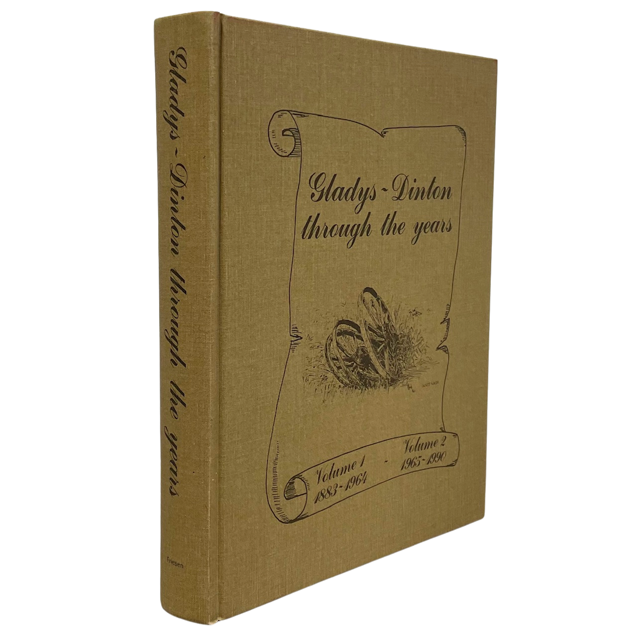 Gladys Dinton Through Years Alberta History Canada Used Book