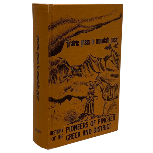 Prairie Grass Mountain Pass Pincher Creek Alberta Canada Canadian Local History Book