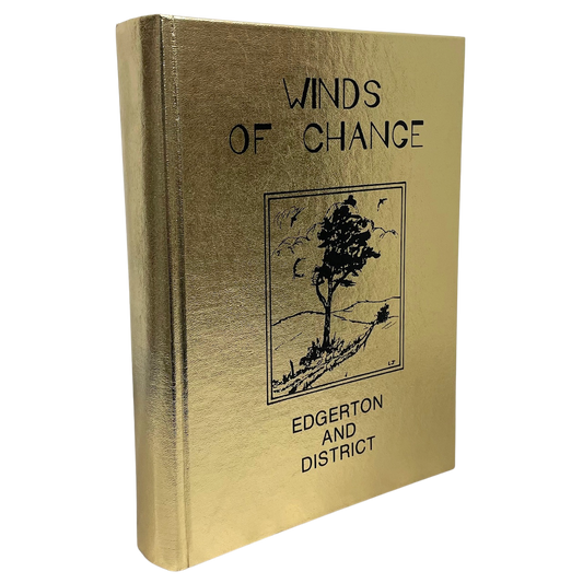 Winds of Change Edgerton Alberta Canada Canadian Local History Used Book