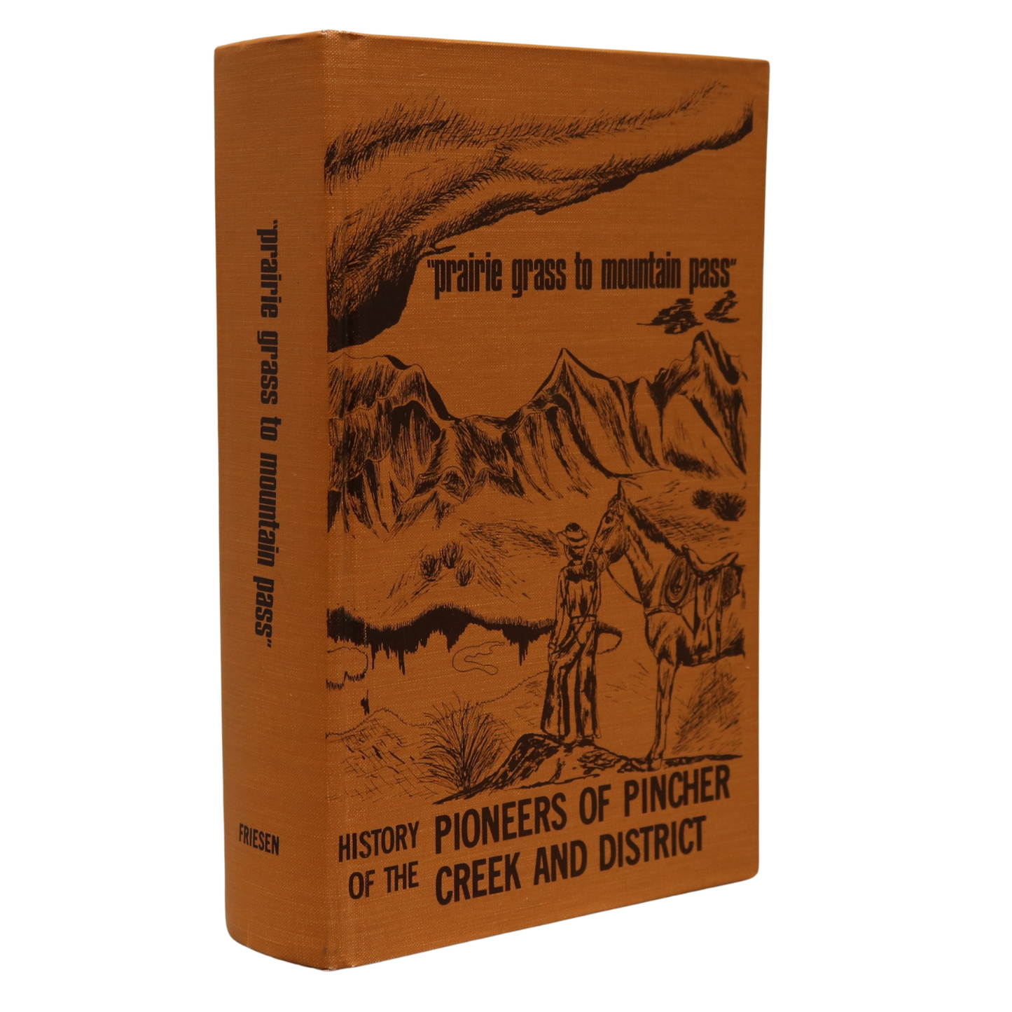 Prairie Grass Mountain Pass Pincher Creek Alberta Canada Canadian Local History Book