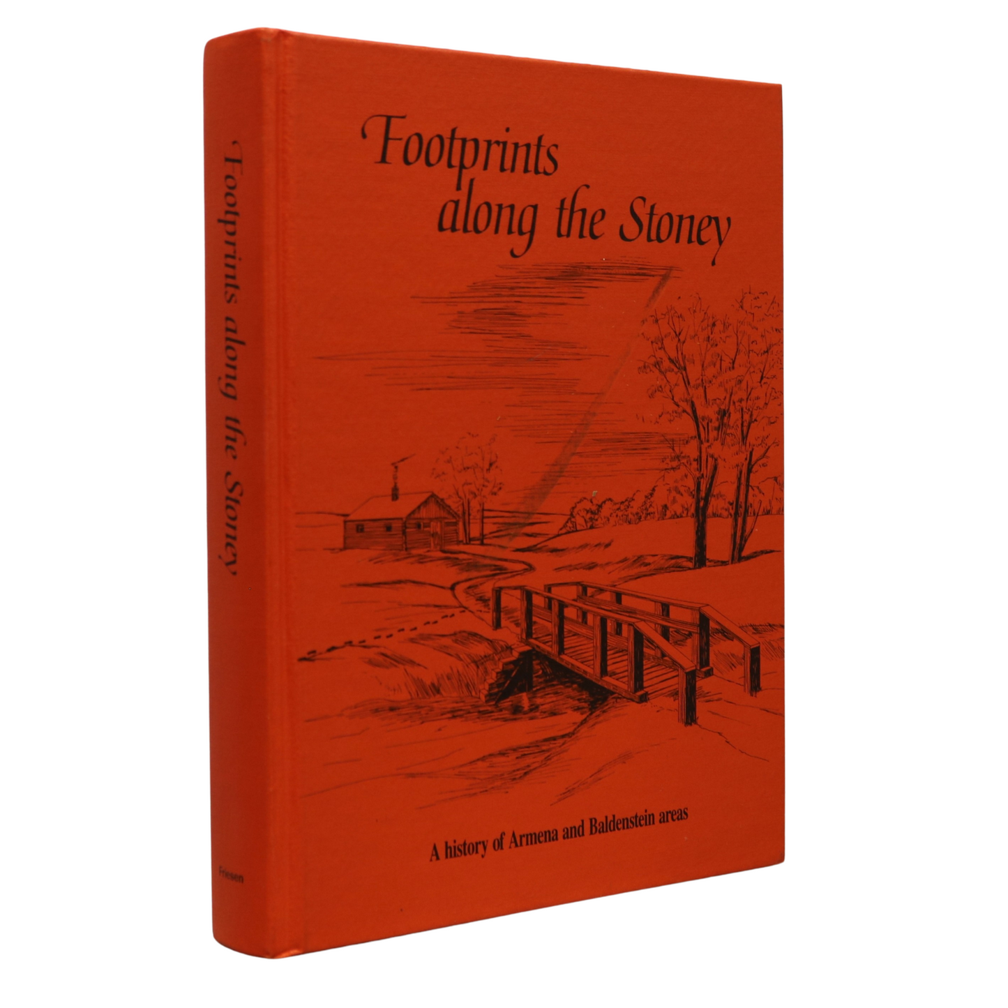 Footprints Along Stoney Armena Baldenstein Alberta Canada Camrose History Used Book