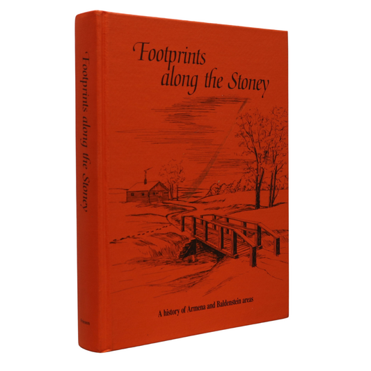 Footprints Along Stoney Armena Baldenstein Alberta Canada Camrose History Used Book