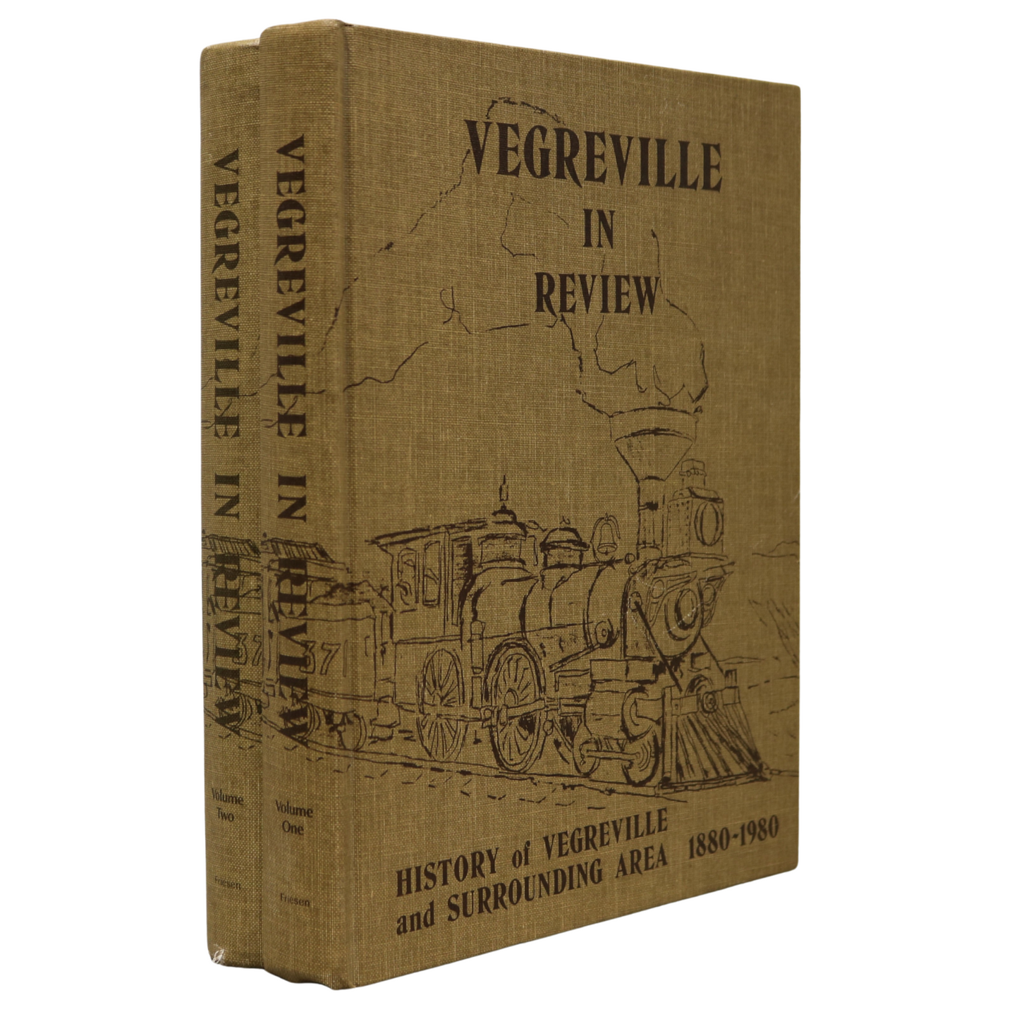 Vegreville in Review 2 Vols Alberta Canada Canadian Community History Used Book