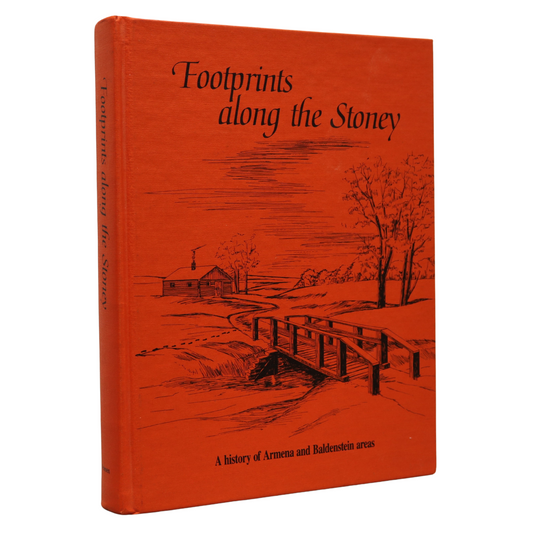 Footprints Along Stoney Armena Baldenstein Alberta Canada Camrose History Used Book