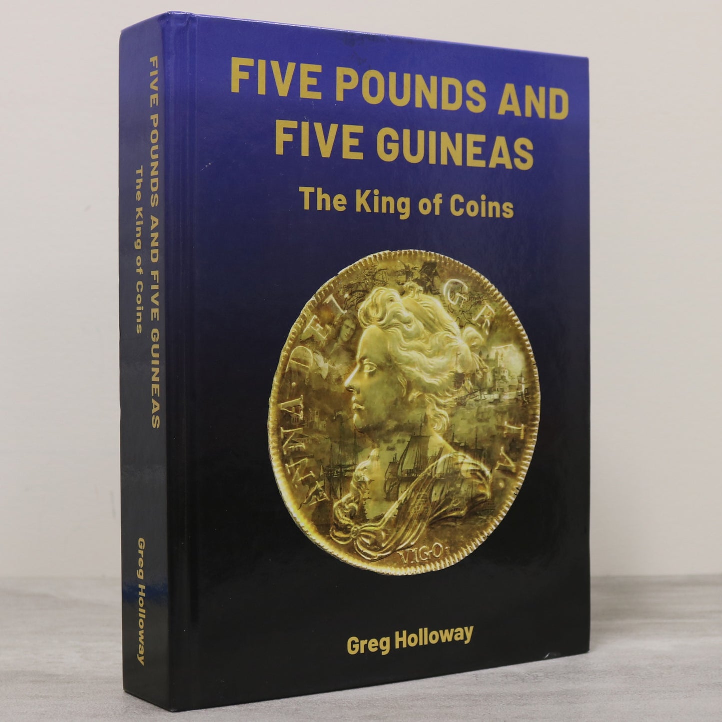 Five Pounds Guineas Coin Gold History Numismatics English Coinage Used Book