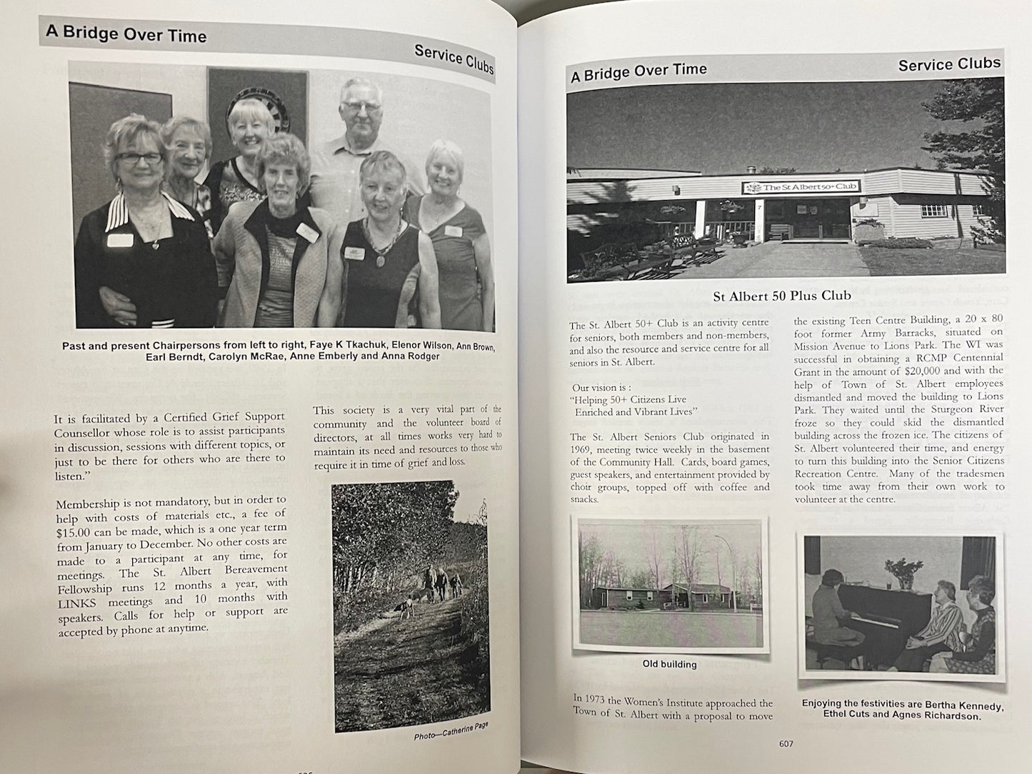 Bridge Over Time St. Albert Alberta Canada Canadian Edmonton History Used Book