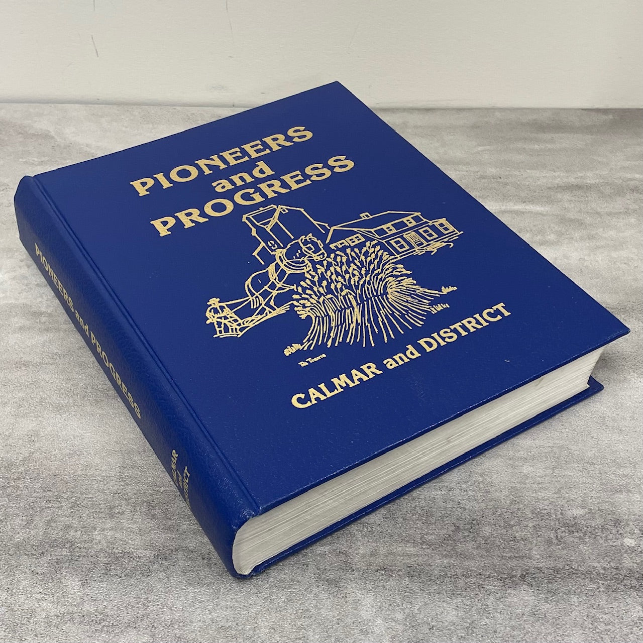 Pioneers and Progress Calmar Alberta Canada Local Community History Used Book