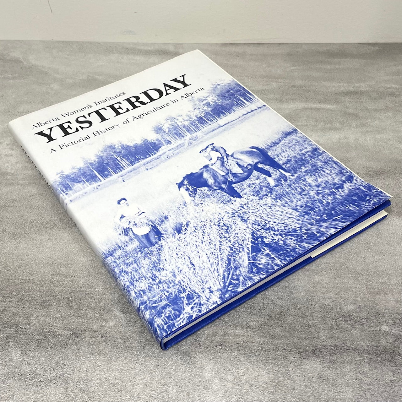 Yesterday Alberta Canada Canadian Agriculture Pictorial History Farming Used Book