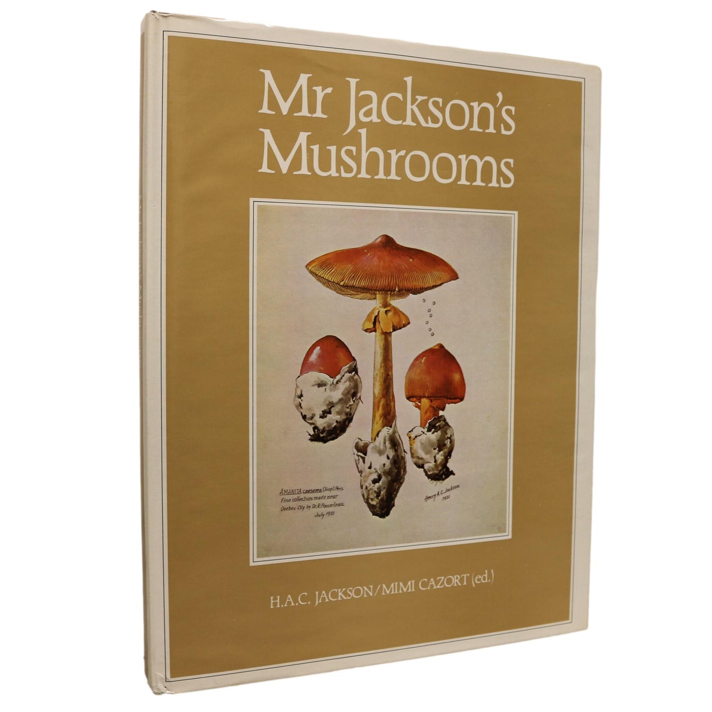 H.A.C. Jackson Mushrooms Watercolour Painting Canadian Canada Artist Art Used Book