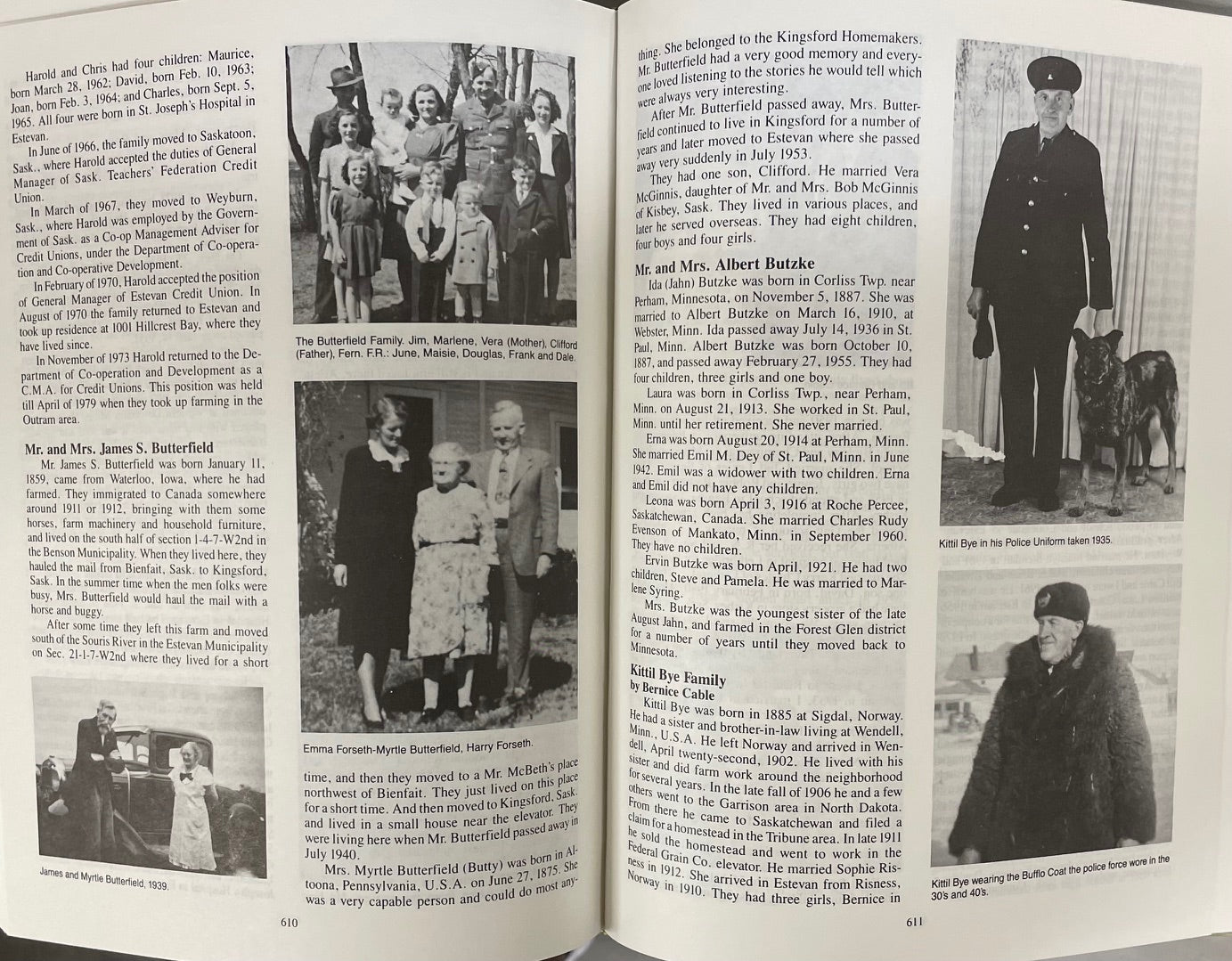 Tale Told Estevan Volume 1 Saskatchewan Canada Canadian Local History Used Book