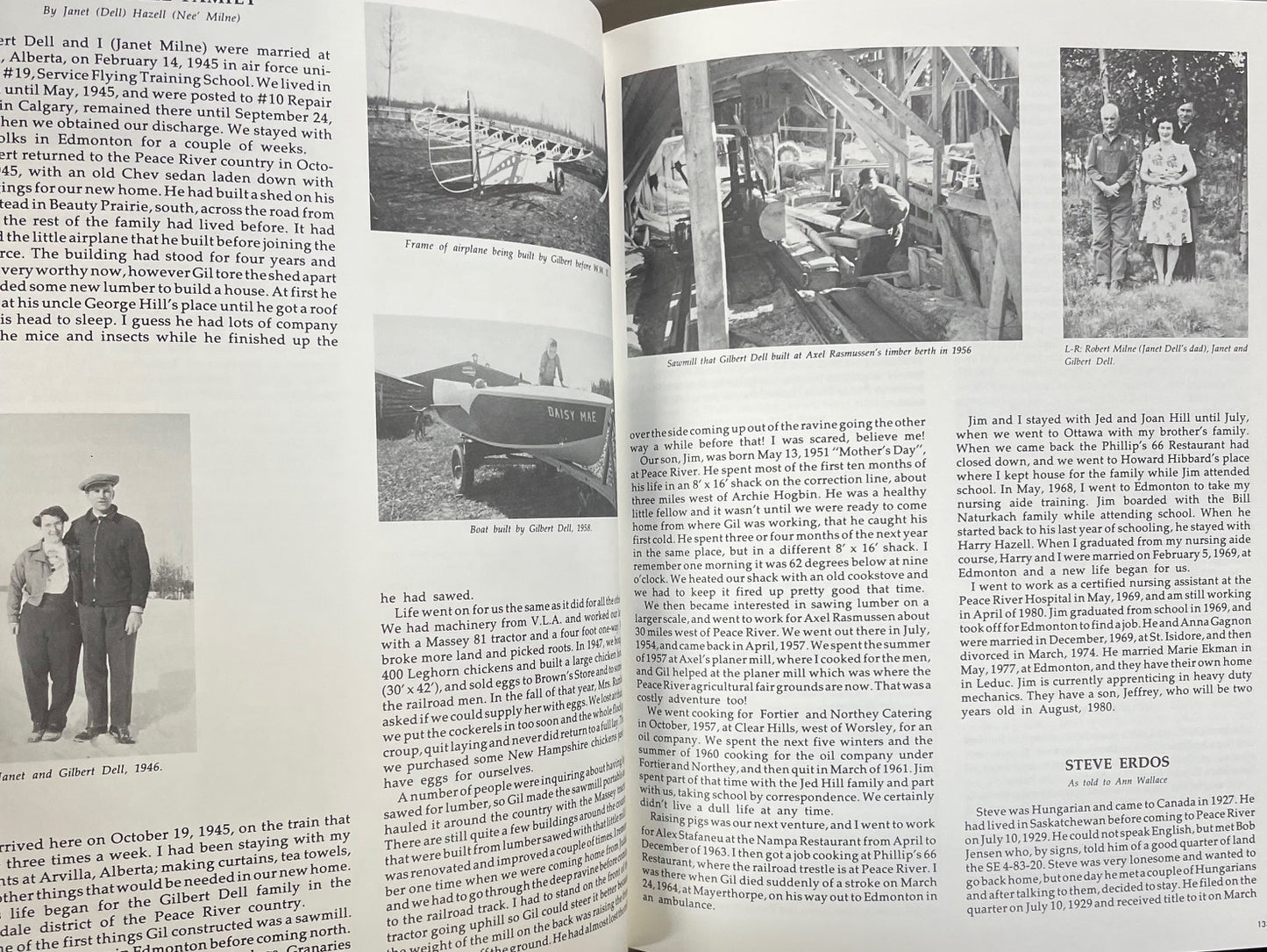 Turning Pages Time Vol1 Nampa Alberta Canada Canadian Local History Book