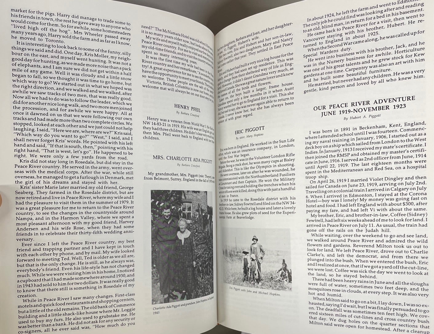 Turning Pages Time Vol1 Nampa Alberta Canada Canadian Local History Book